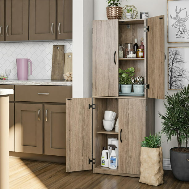 Mainstays 4-Door 5' Storage Cabinet, White Stipple *PICKUP ONLY*