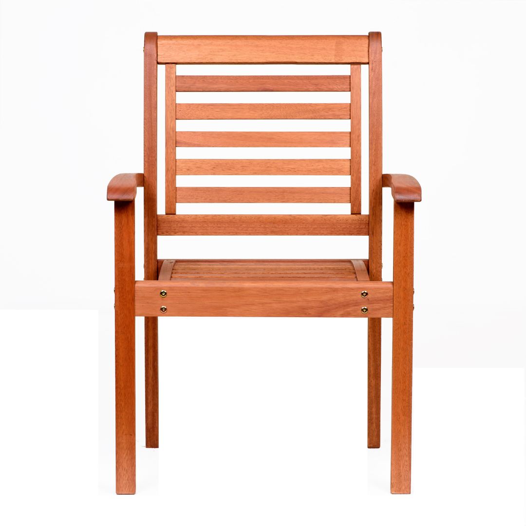 Eucalyptus Wood, Ideal for Outdoors and Indoors - 1 Chair *PICKUP ONLY*