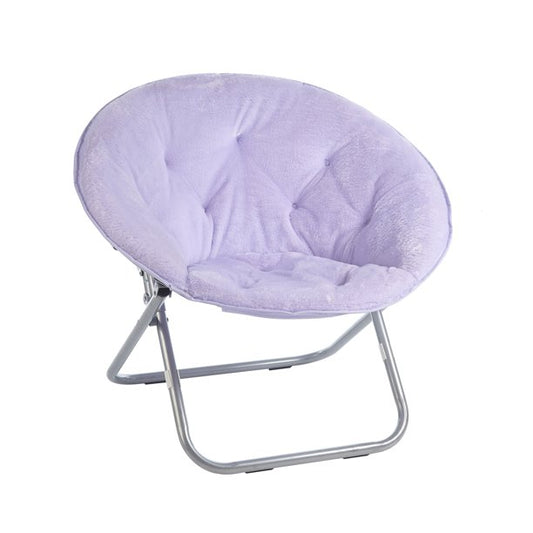 Mainstays Faux Fur Saucer™ Chair, Lilac