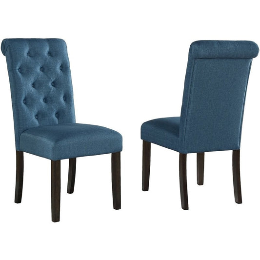 Round Hill Furniture Leviton Solid Wood Dining Chairs Set of 2