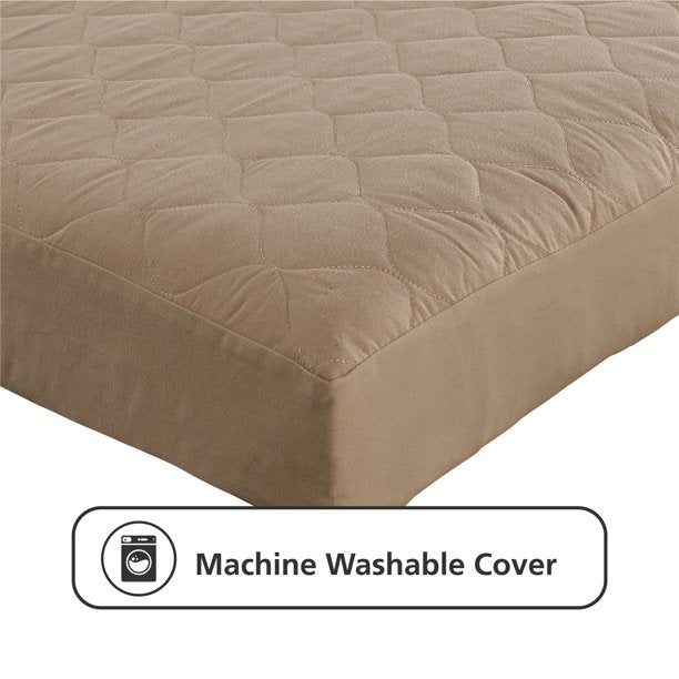 DHP Value 6 Inch Thermobonded Polyester Filled Quilted Top Bunk Bed Mattress, Twin, Tan