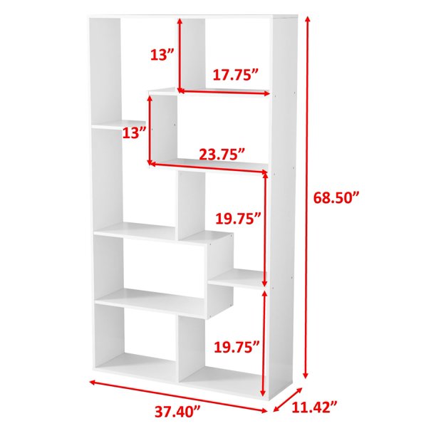 Mainstays Modern 8-Cube Bookcase White *PICKUP ONLY*