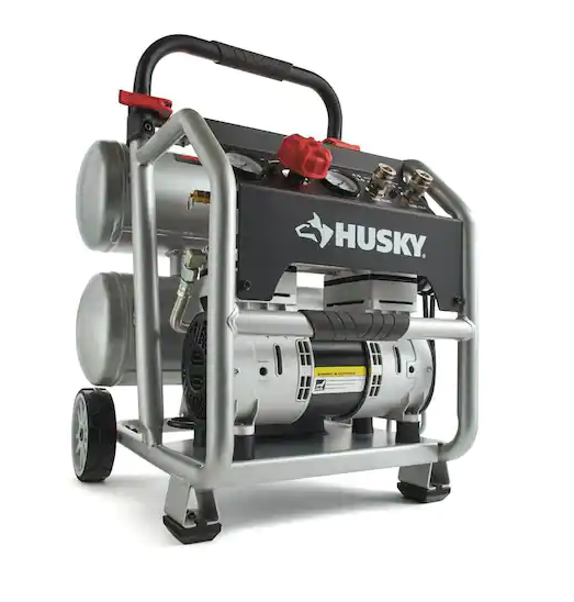 Husky 4.5 Gal. Portable Electric-Powered Silent Air Compressor *PICKUP ONLY*