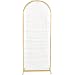 78.74 in. x 31.5 in. Gold Metal Wedding Arch Stand Romantic Wedding Arch Rack Flower Holder Arbor