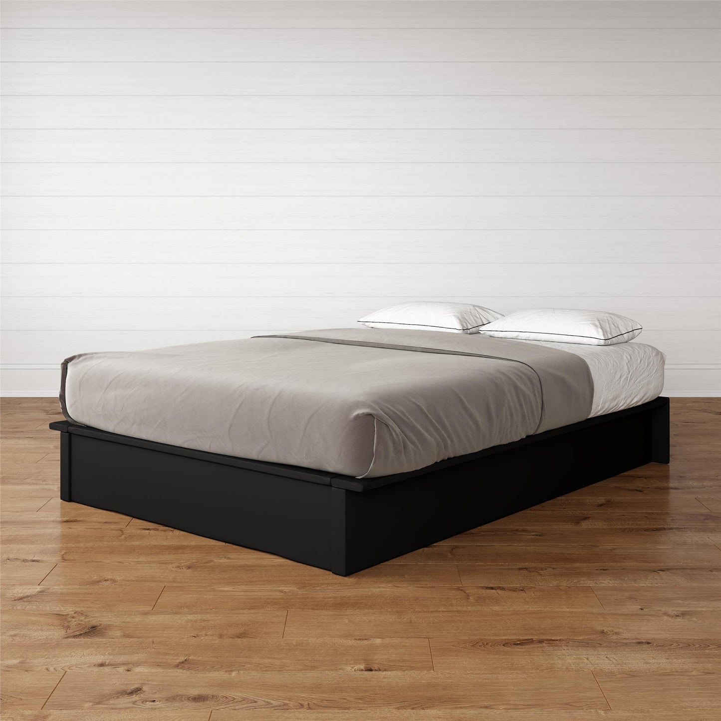 DHP Maven Upholstered Bed, Queen, Black *PICKUP ONLY*