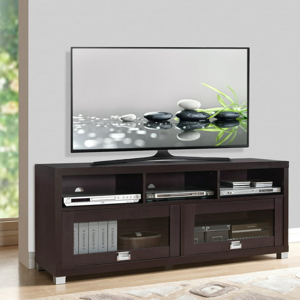 Techni Mobili 58" Durbin TV Stand for TVs up to 65-75", Espresso *PICKUP ONLY*