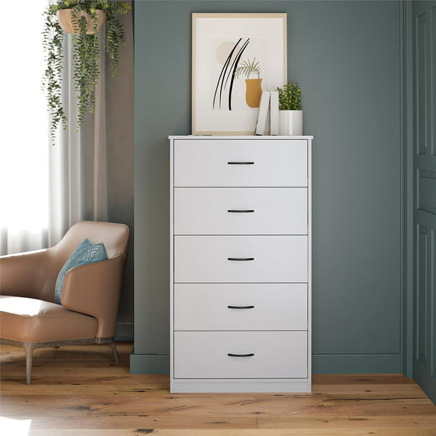 Mainstays Classic 5 Drawer Dresser Gray *PICKUP ONLY*