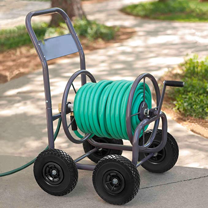 Liberty Garden 840-1 Four Wheel Industrial Host Cart with PU Tires, Bronze *PICKUP ONLY*