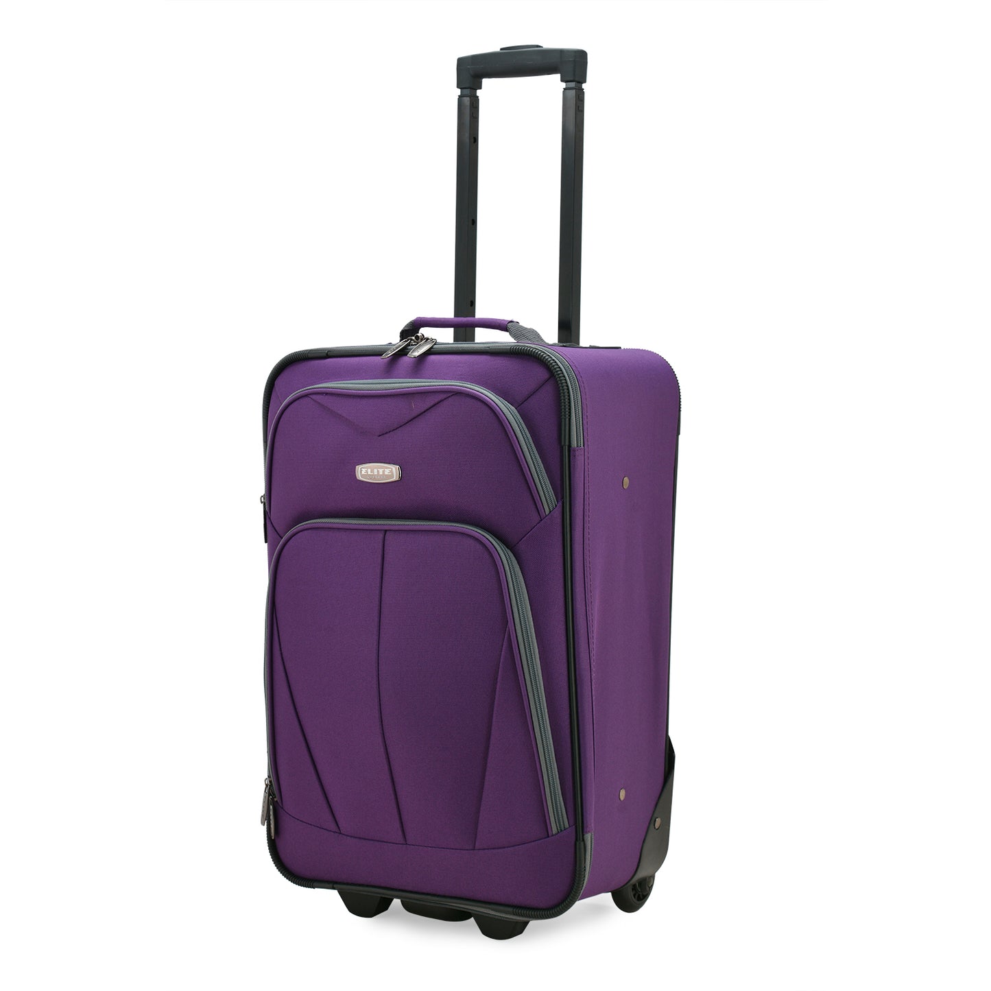 Traveler's Choice Elite Purple Luggage Whitfield 5-Piece Soft side Lightweight Rolling Luggage Set *PICKUP ONLY*