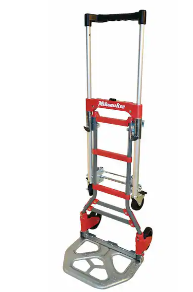 Milwaukee 150 lb. vertical and 300 lb. horizontal Capacity Folding Convertible hand Truck *PICKUP ONLY*