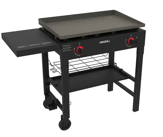 Nexgrill 2-Burner Propane Gas Grill in Black with Griddle Top *PICKUP ONLY*