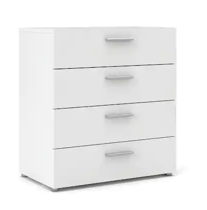 Tvilum Austin 4-Drawer White Chest of Drawers *PICKUP ONLY*