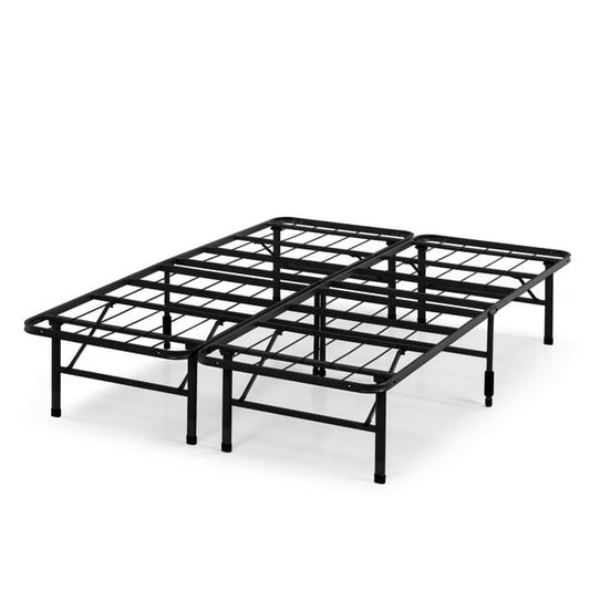 Zinus 14" Black Metal SmartBase® Tool-Free Assembly Mattress Foundation, King *PICKUP ONLY*