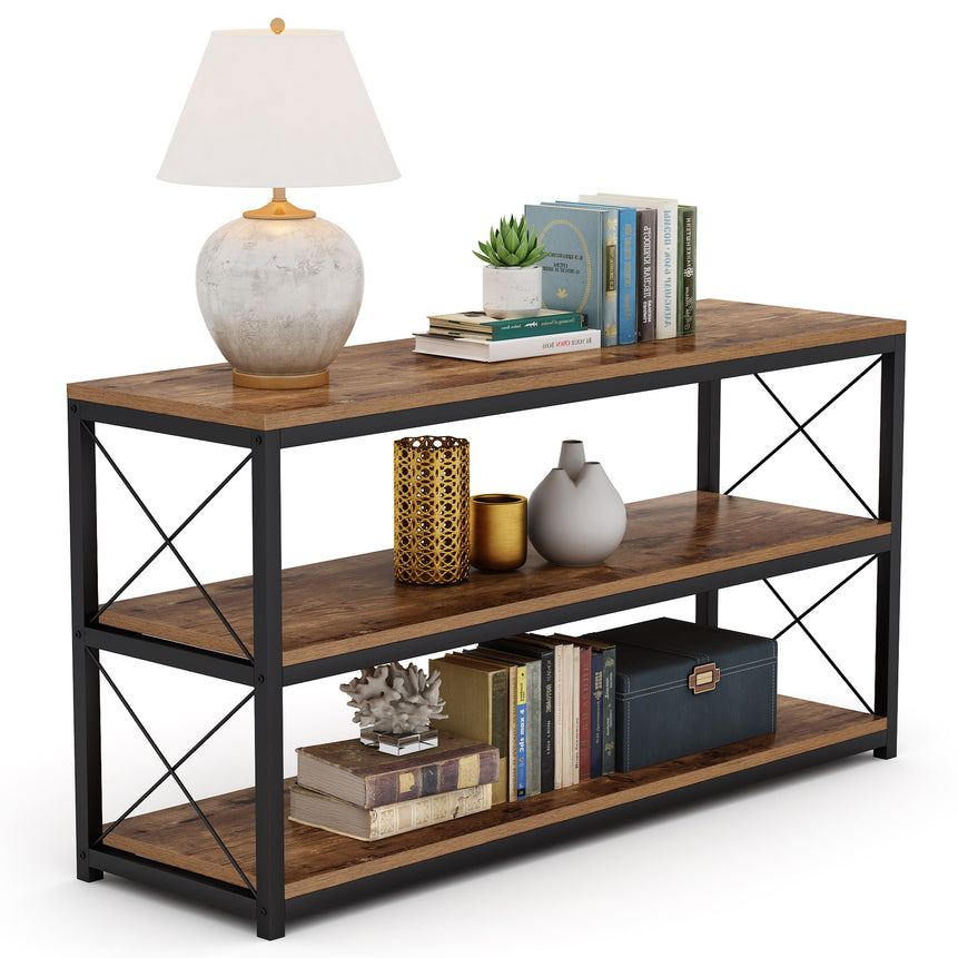 Tribesigns Console Sofa Table with Open Shelf, Industrial TV Stand *PICKUP ONLY*