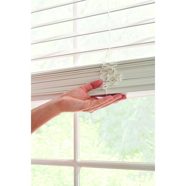 Better Homes & Gardens 2" Cordless Faux Wood Venetian Blinds, Antique White, 36" x 64" *PICKUP ONLY*