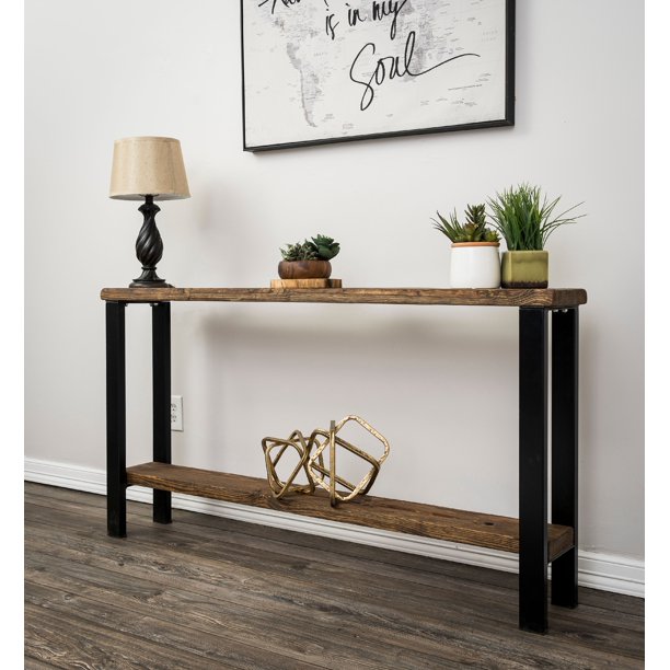 Rustic Mod Large Console Table by Del Hutson Designs *PICKUP ONLY*