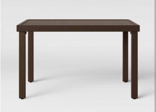 Halsted Patio Coffee Table Brown - Threshold